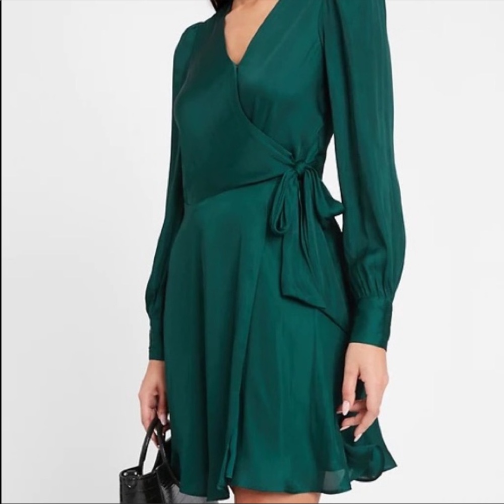 NWT Banana Republic Satin Wrap Dress